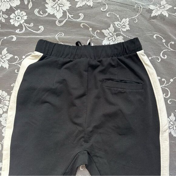 Imperial Black and White Colorblock Joggers with Zip Hems Sz Small - Picture 10 of 15